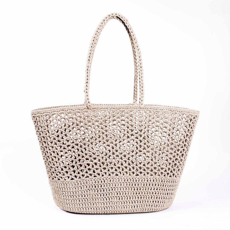 Romy Crochet Basket / Natural