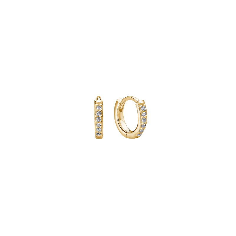 9mm Huggies / 18kt Yellow Gold