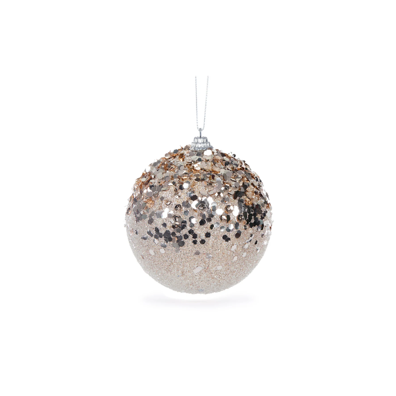 Glitter Bauble / Champagne