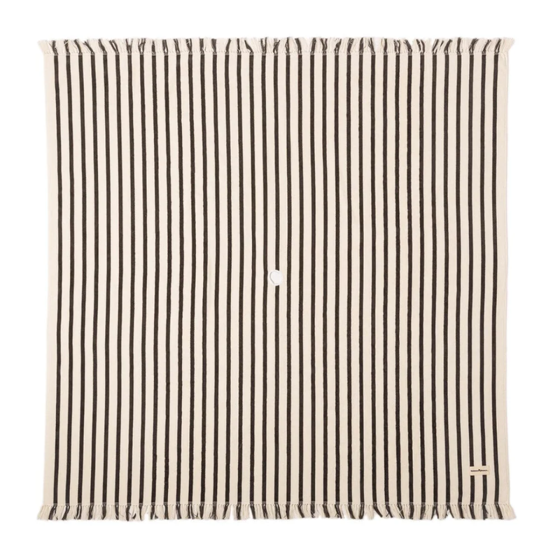 Beach Blanket / Monaco Black Stripe