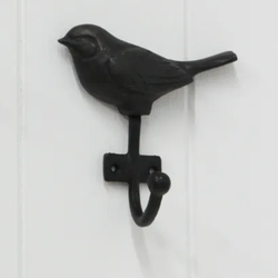 Birdie Iron Wall Hook / Black