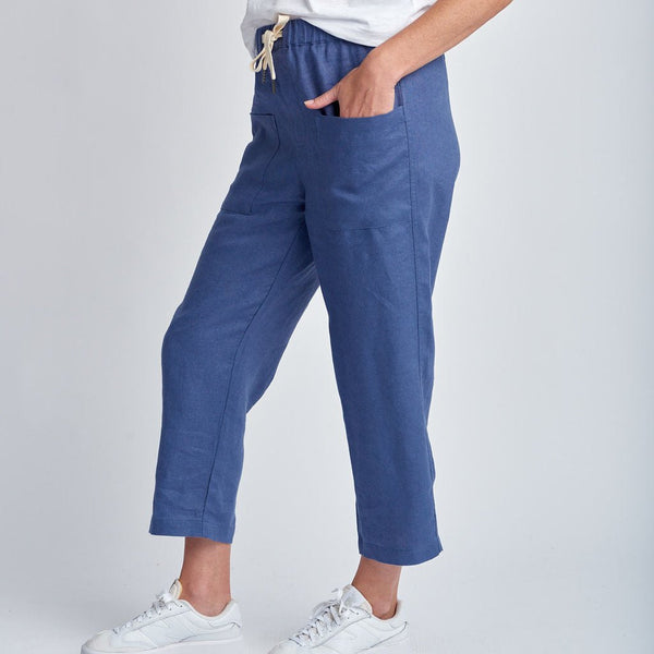 Casual Linen Pant / Denim