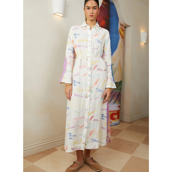 Chiara Button Dress Shirt Dress / Ke Naam