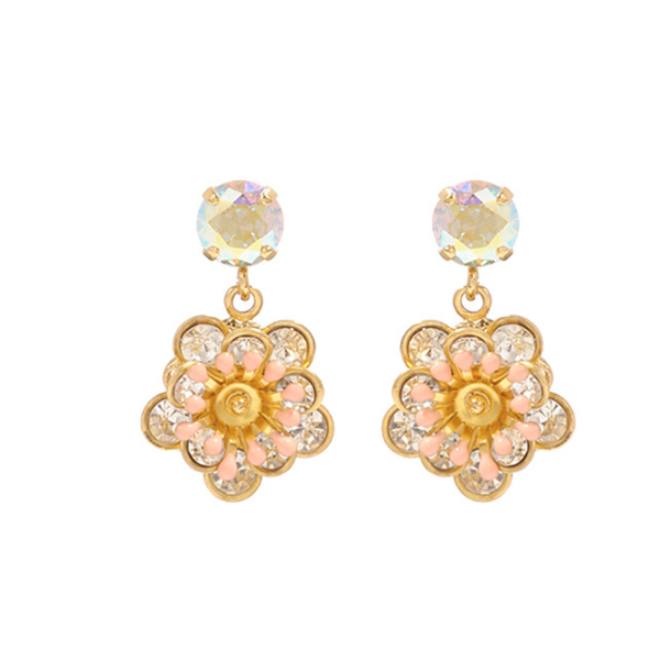 Camelia Baby Earrings / Crystal