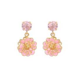 Camelia Baby Earrings / Pink