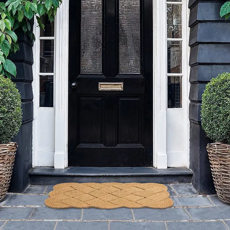 Hand Knotted Doormat / Cape Cod Natural