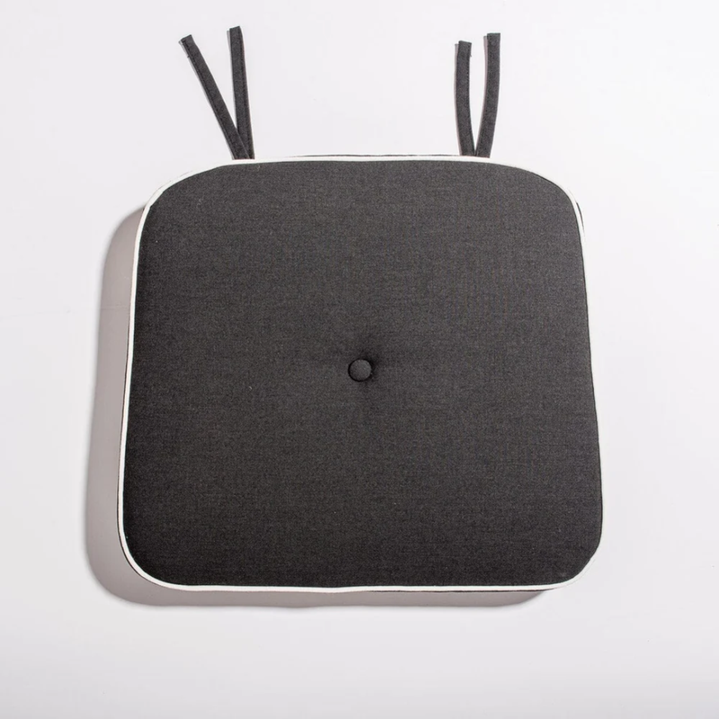 Al Fresco Chair Cushion / Rivie Black