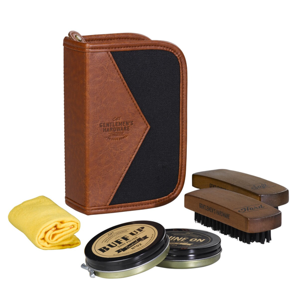 Canvas Shoe Shine Kit