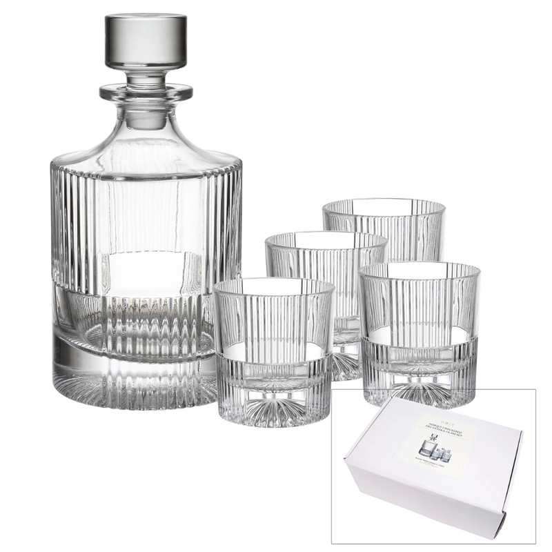 Checkered Decanter Set