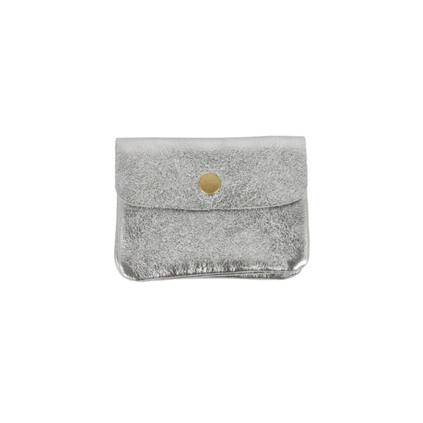 Coin Purse / Metallic Grey