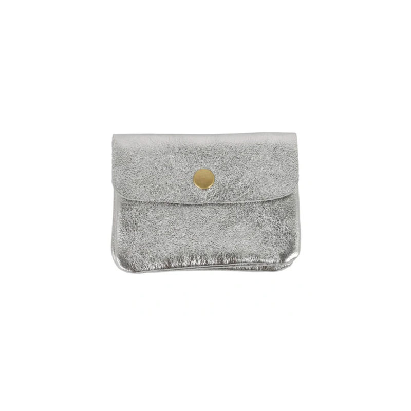 Coin Purse / Metallic Grey