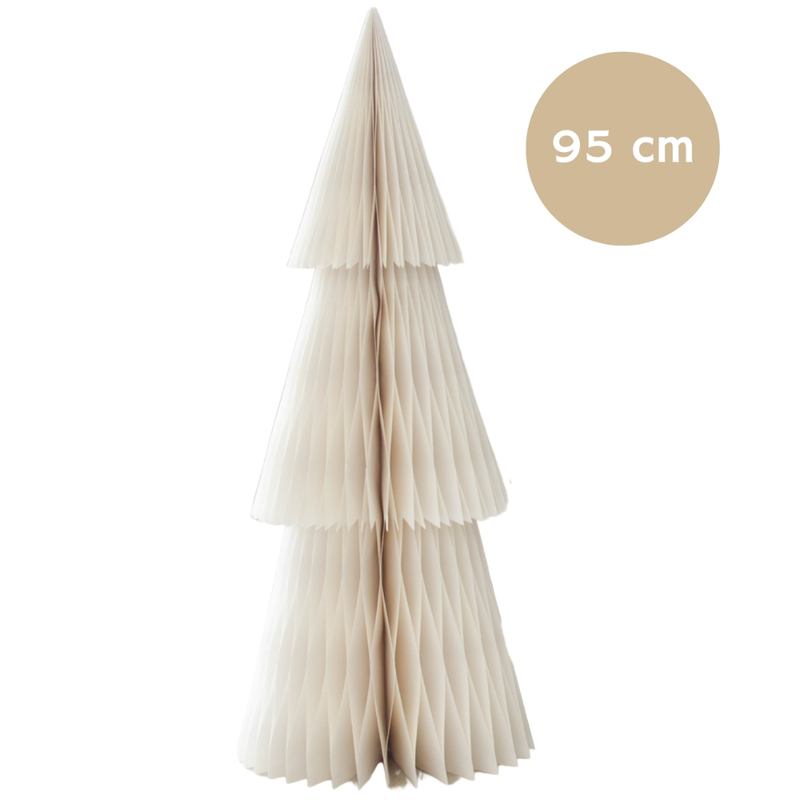 Deluxe Standing Tree Ornament 95cm / Off White