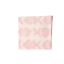 Fishy Set of 6 Napkins / Pink