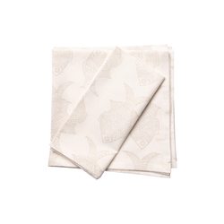 Fishy Set of 6 Napkins / Sand