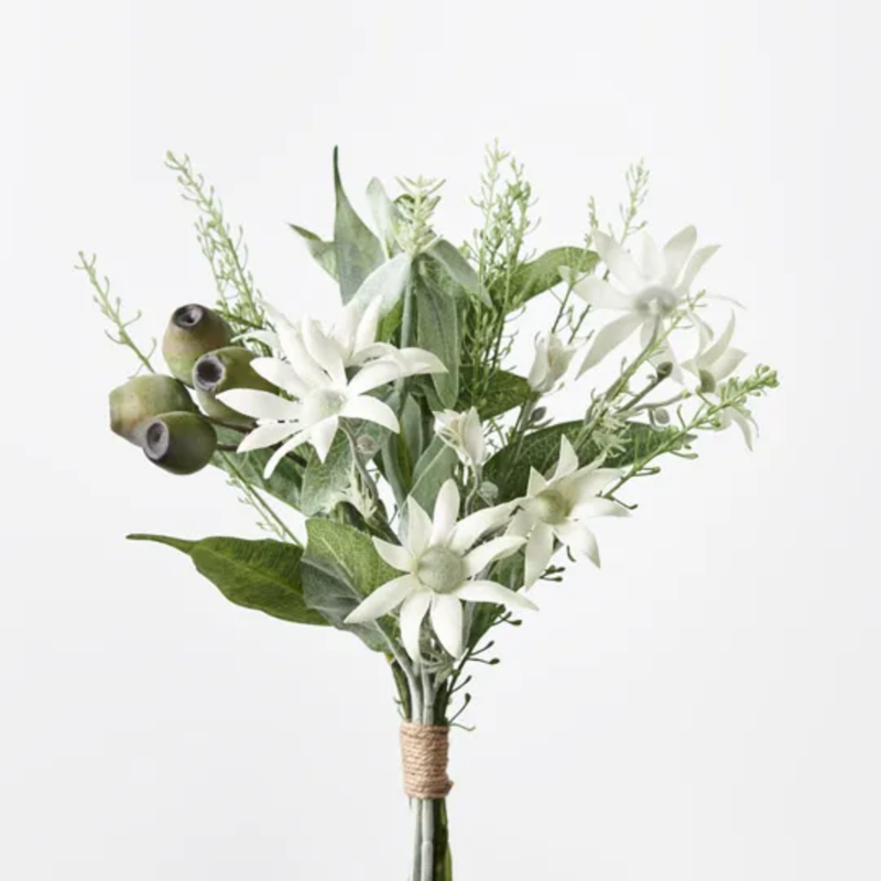 Flannel Flower Mix Bouquet 33cm / Cream Green