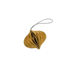 Paper Jewel Ornament / Golden Sand