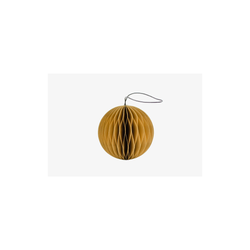 Paper Sphere Ornament / Golden Sand