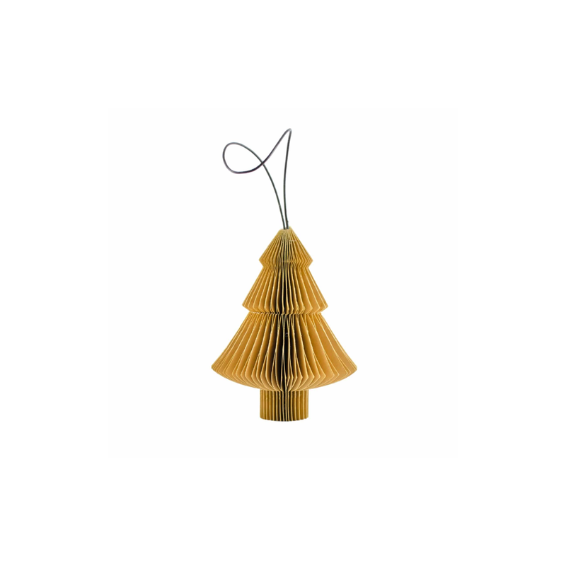 Paper Tree Ornament / Golden Sand