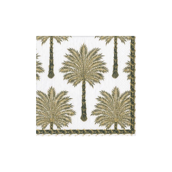 Cocktail Napkins / Grand Palms Black