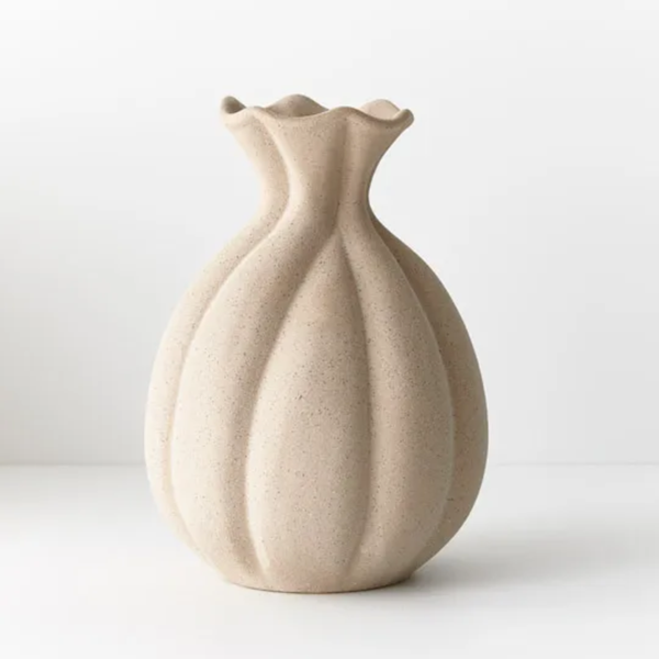 Hana Vase 25.5 x 18cm / Sand