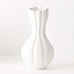 Hana Vase 30 x 16cm / White