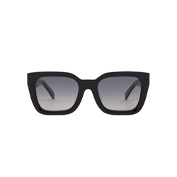 Harlow Sunglasses / Black + Grey Gradient Polarised