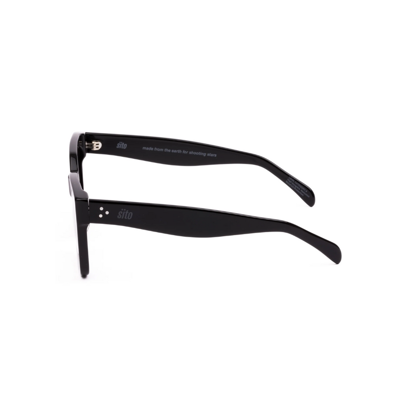 Harlow Sunglasses / Black + Grey Gradient Polarised