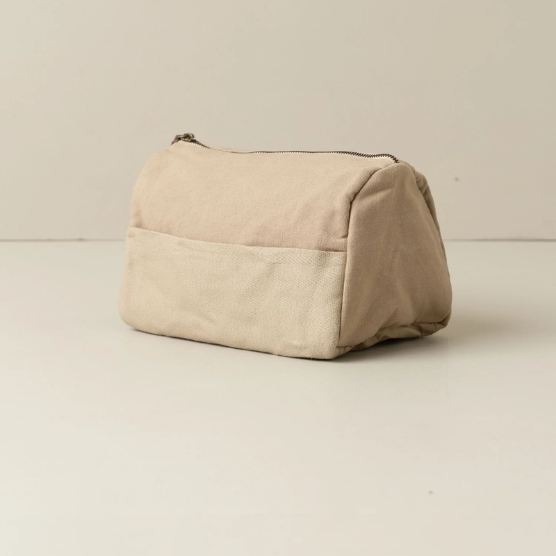 Journey Toiletry Canvas Bag / Clay