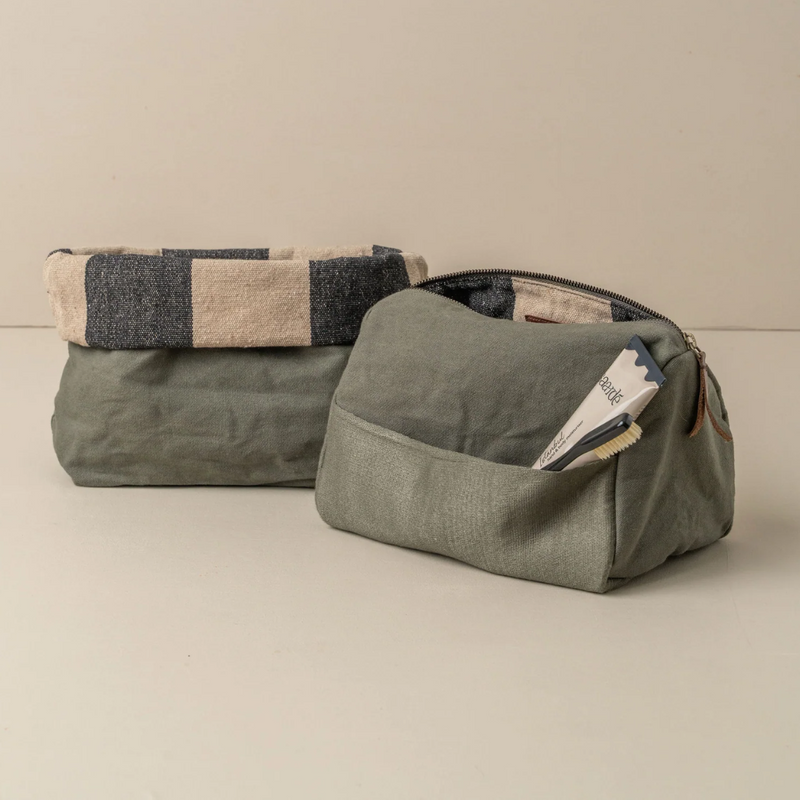 Journey Toiletry Canvas Bag /Olive