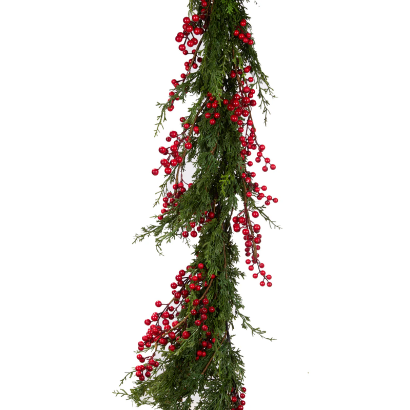 Luxe Juniper + Berry Garland / 274cm