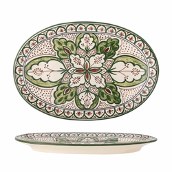 Karlie Serving Plate 42cm / Green