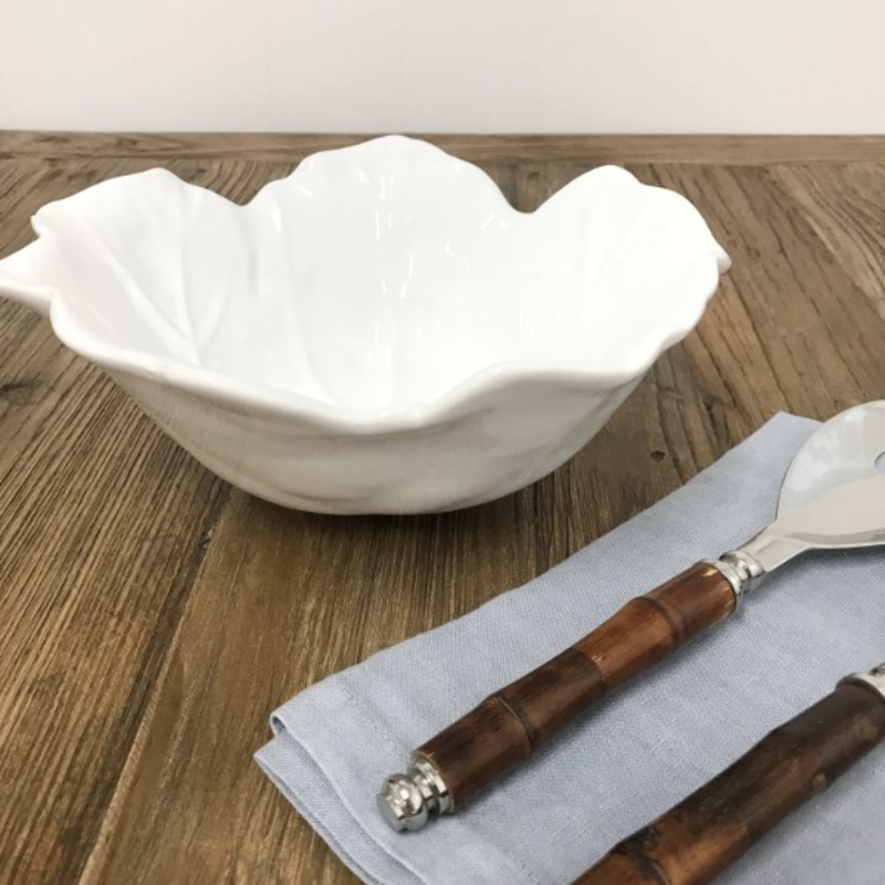 Leaf Bowl Medium / White