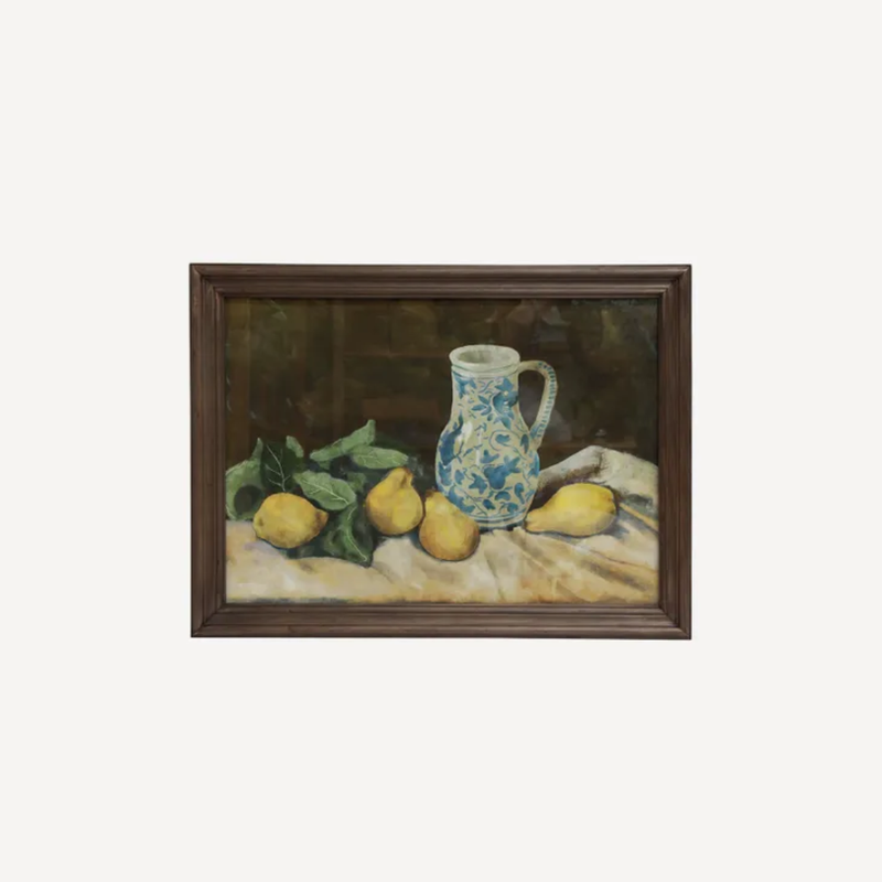 Lemon + Jug Still Life Art (A)