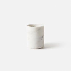 Marble Toothbrush Holder / White