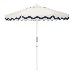 The Market Umbrella - Riviera White