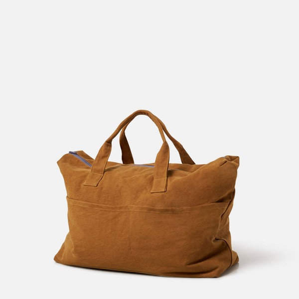 Marlo Contrast Overnight Bag / Masala