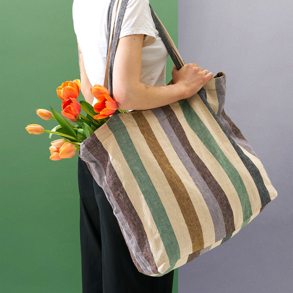 Marra Stripe Market Bag / Multi