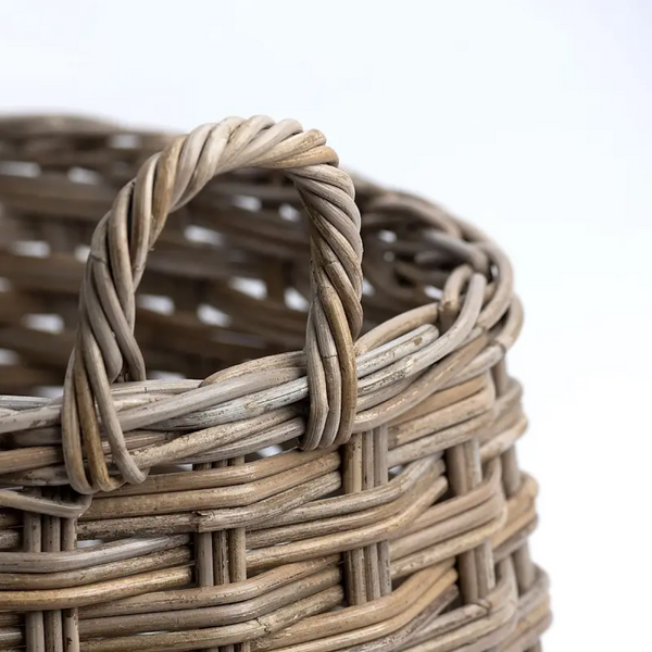 Moroc Herringbone Weave Kubu Basket