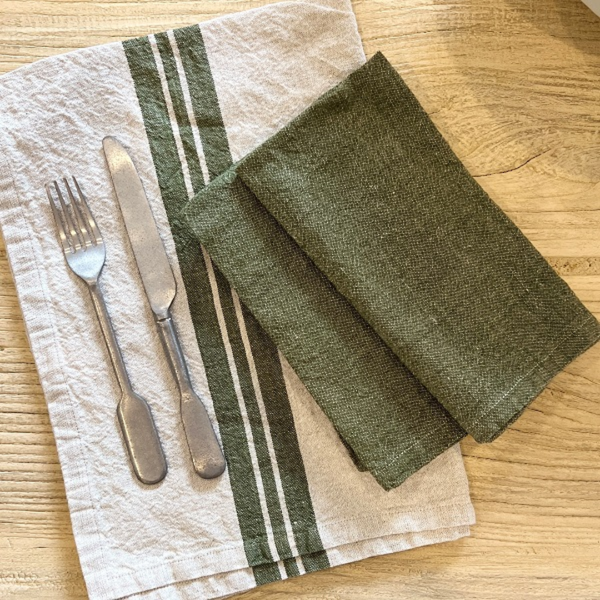 Napkins Set of 6 / Olive