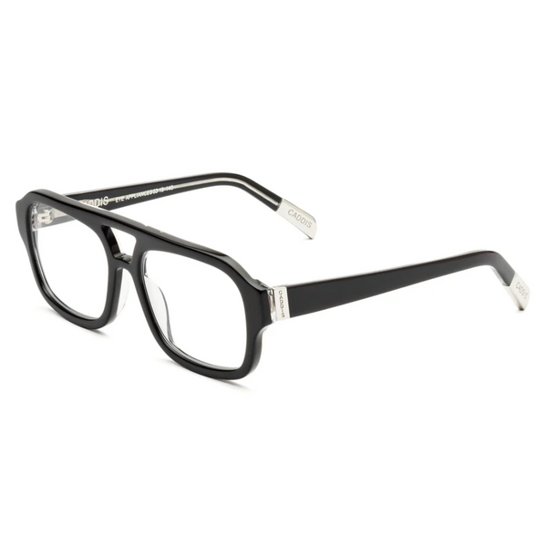 Neta Reading Glasses / Polished Black + Vodka