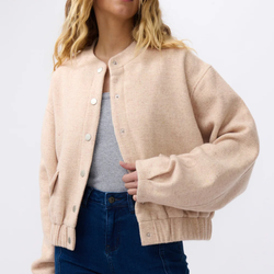 Peyton Bomber Jacket / Soft Pink