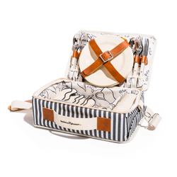 Picnic Set / Laurens Navy Stripe