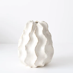 Rastina Vase 26cm / Ivory