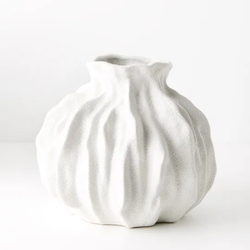 Reef Vase 21cm / White