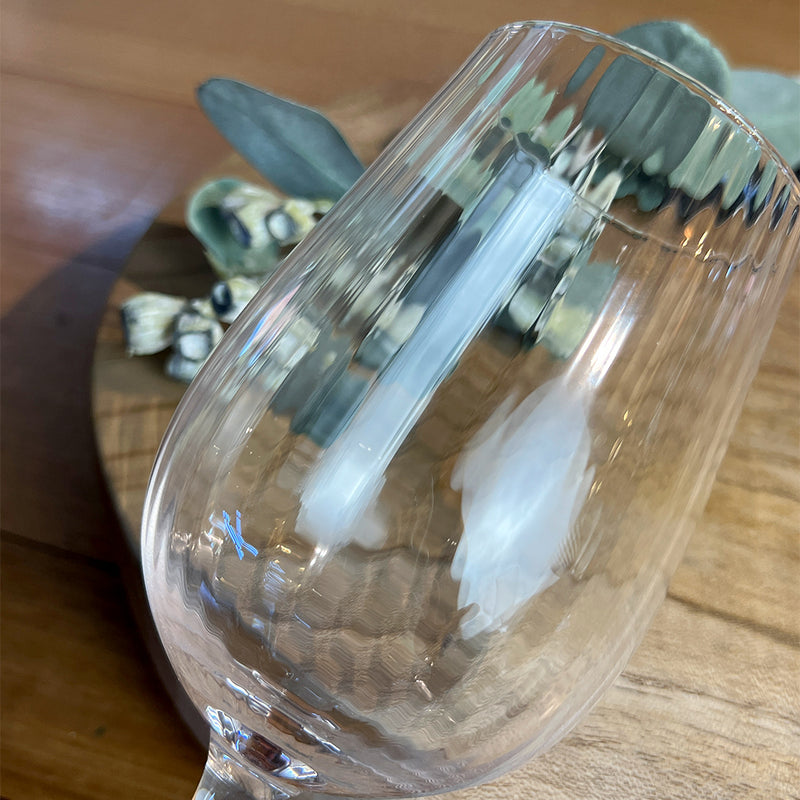 Kirshaw Ribbed Wine Glass / Large