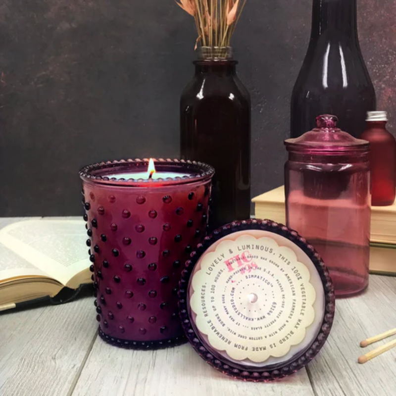 Hobnail Candle / Fig