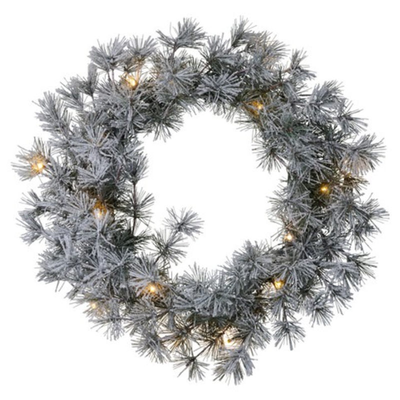 Alfi Wreath 15 LED / Green + Snow