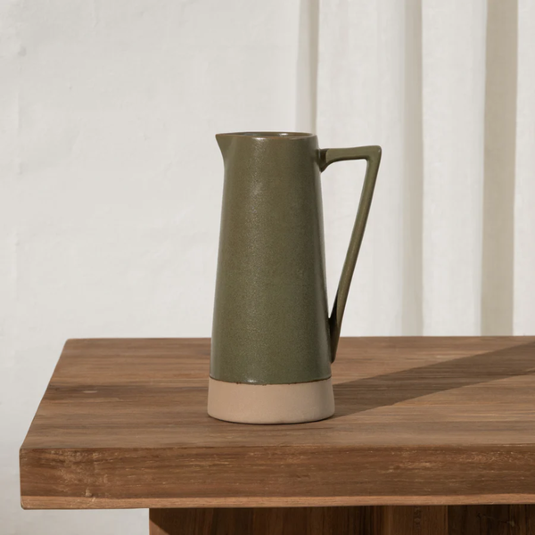 Sanna Dipped Jug / Olive