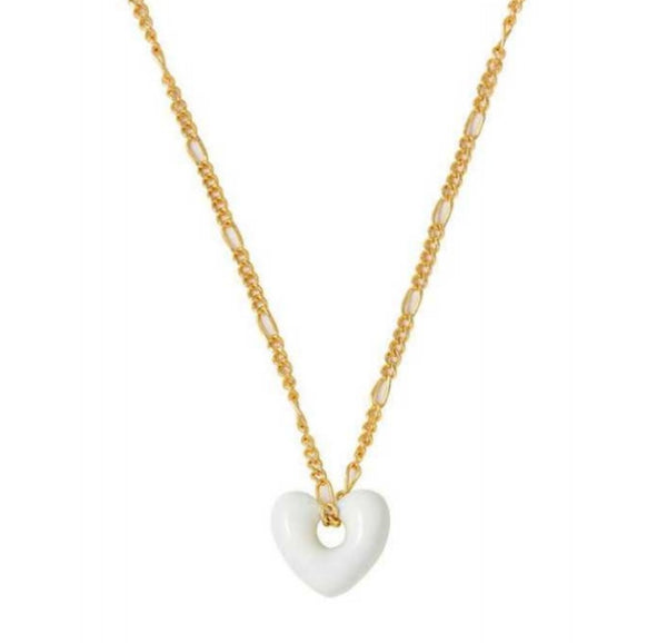 Sophia Heart Enamel Necklace