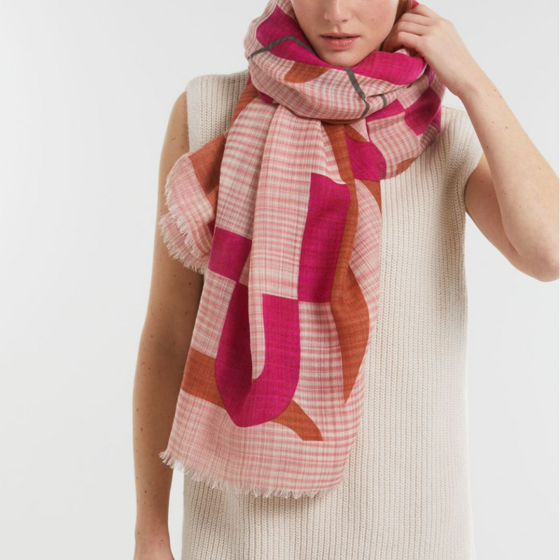 Signe Scarf / Rose Flash